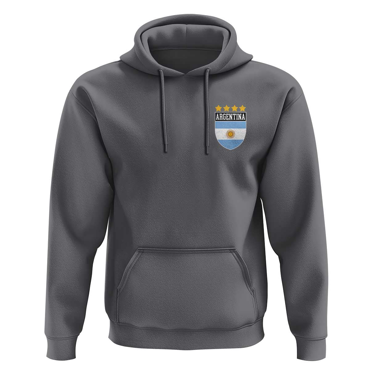 Argentina 4th Star Vintage Argentine Football Crest Hoodie