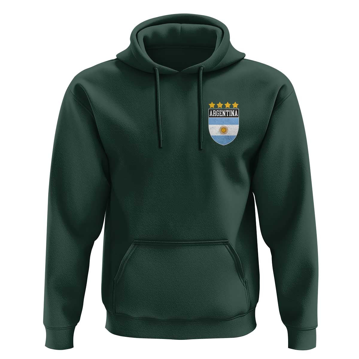Argentina 4th Star Vintage Argentine Football Crest Hoodie