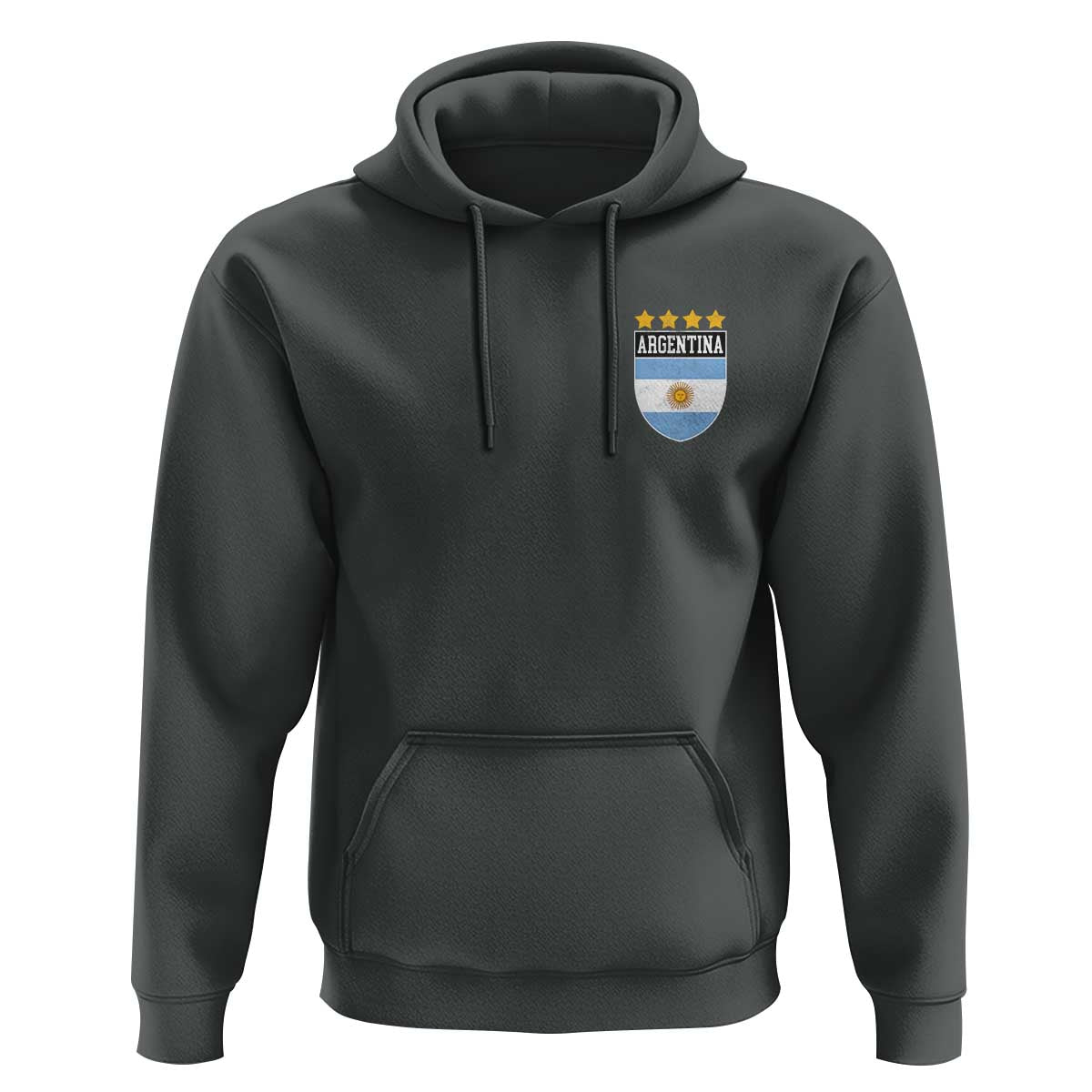 Argentina 4th Star Vintage Argentine Football Crest Hoodie