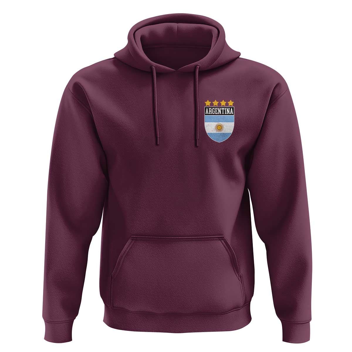 Argentina 4th Star Vintage Argentine Football Crest Hoodie