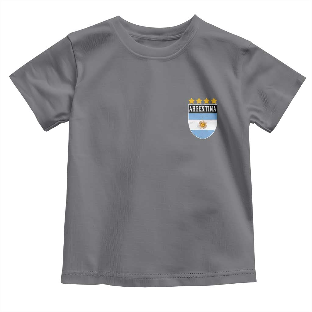 Argentina 4th Star Vintage Argentine Football Crest Toddler T Shirt