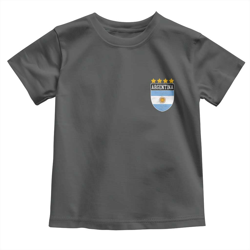 Argentina 4th Star Vintage Argentine Football Crest Toddler T Shirt