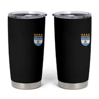 Argentina 4th Star Vintage Argentine Football Crest Tumbler Cup