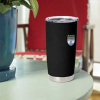 Argentina 4th Star Vintage Argentine Football Crest Tumbler Cup