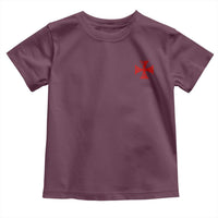 Vintage Catholic Knight Templar Crusader Cross Toddler T Shirt