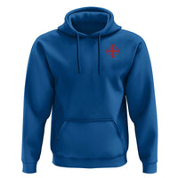 Vintage Catholic Knight Templar Jerusalem Cross Hoodie