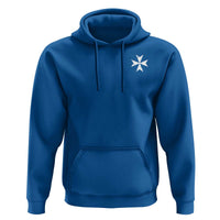 Knights Hospitaller Vintage Maltese Cross Catholic Christian Hoodie