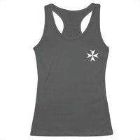 Knights Hospitaller Vintage Maltese Cross Catholic Christian Racerback Tank Top