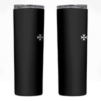 Knights Hospitaller Vintage Maltese Cross Catholic Christian Skinny Tumbler