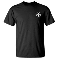 Knights Hospitaller Vintage Maltese Cross Catholic Christian T Shirt