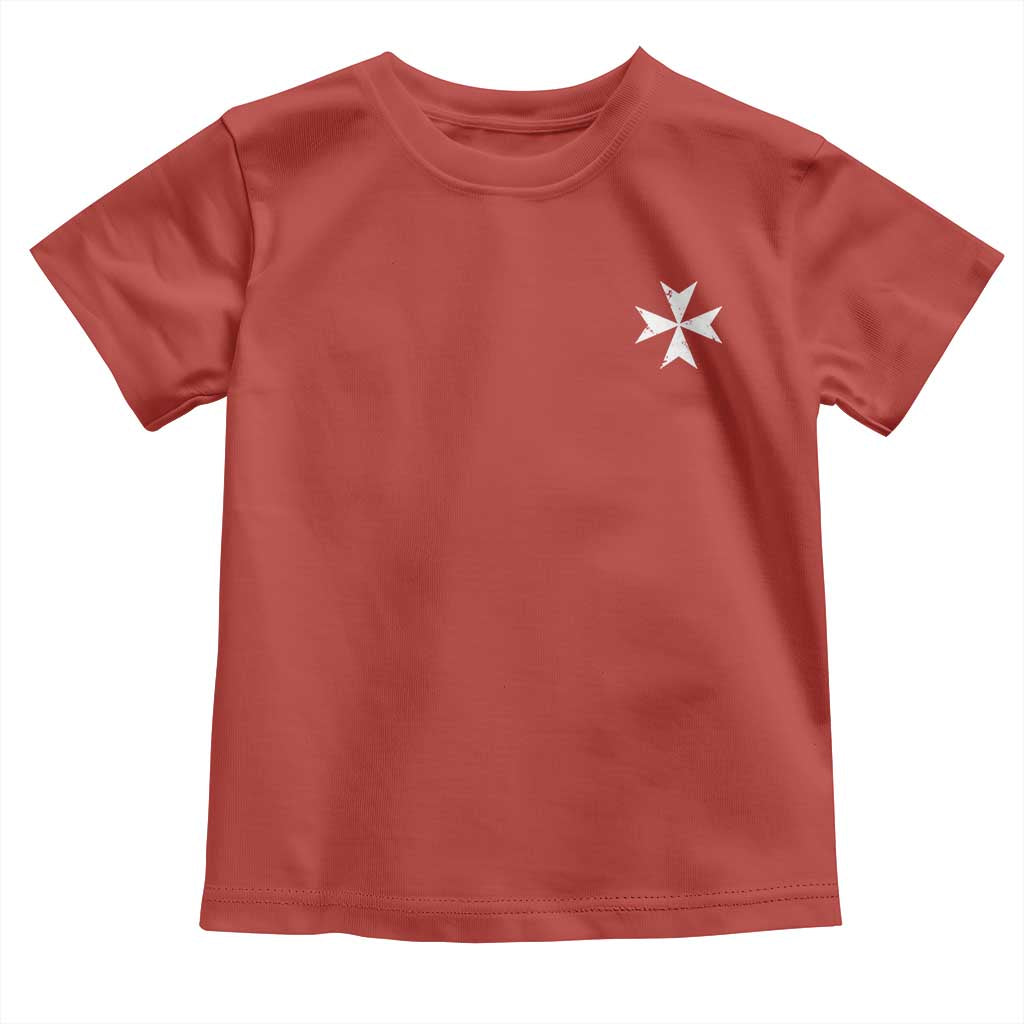 Knights Hospitaller Vintage Maltese Cross Catholic Christian Toddler T Shirt
