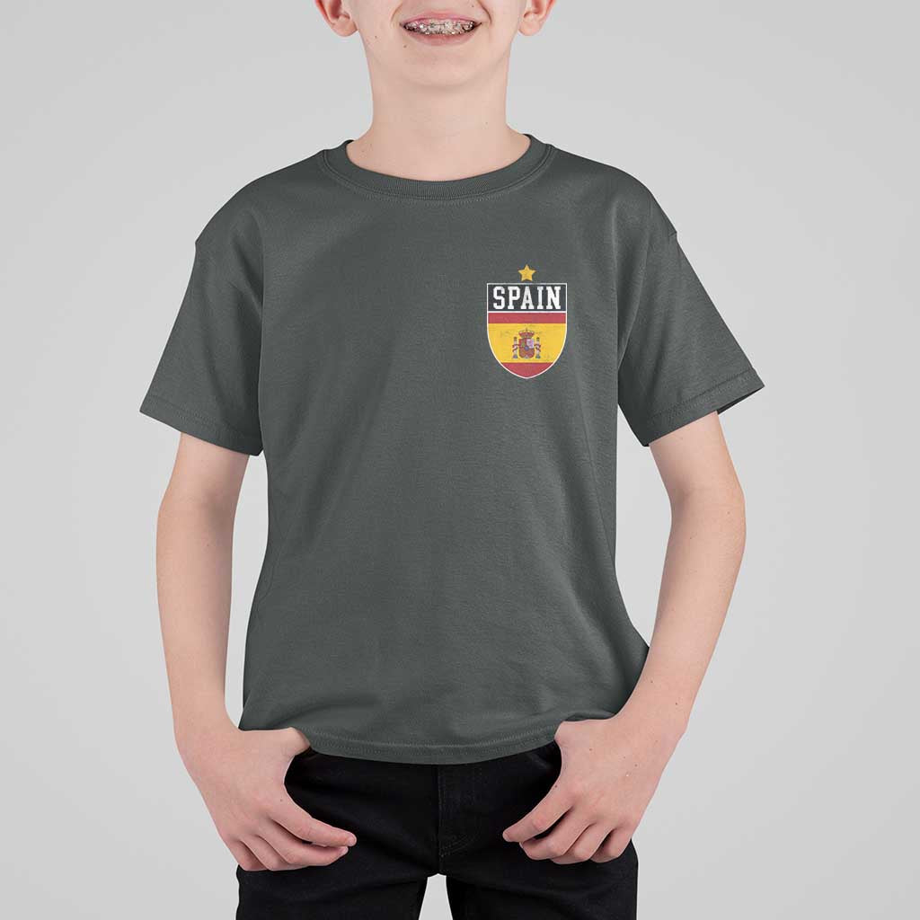 Spain 1st Star Espana Football Crest T Shirt For Kid