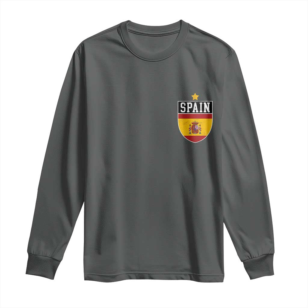 Spain 1st Star Espana Football Crest Long Sleeve Shirt