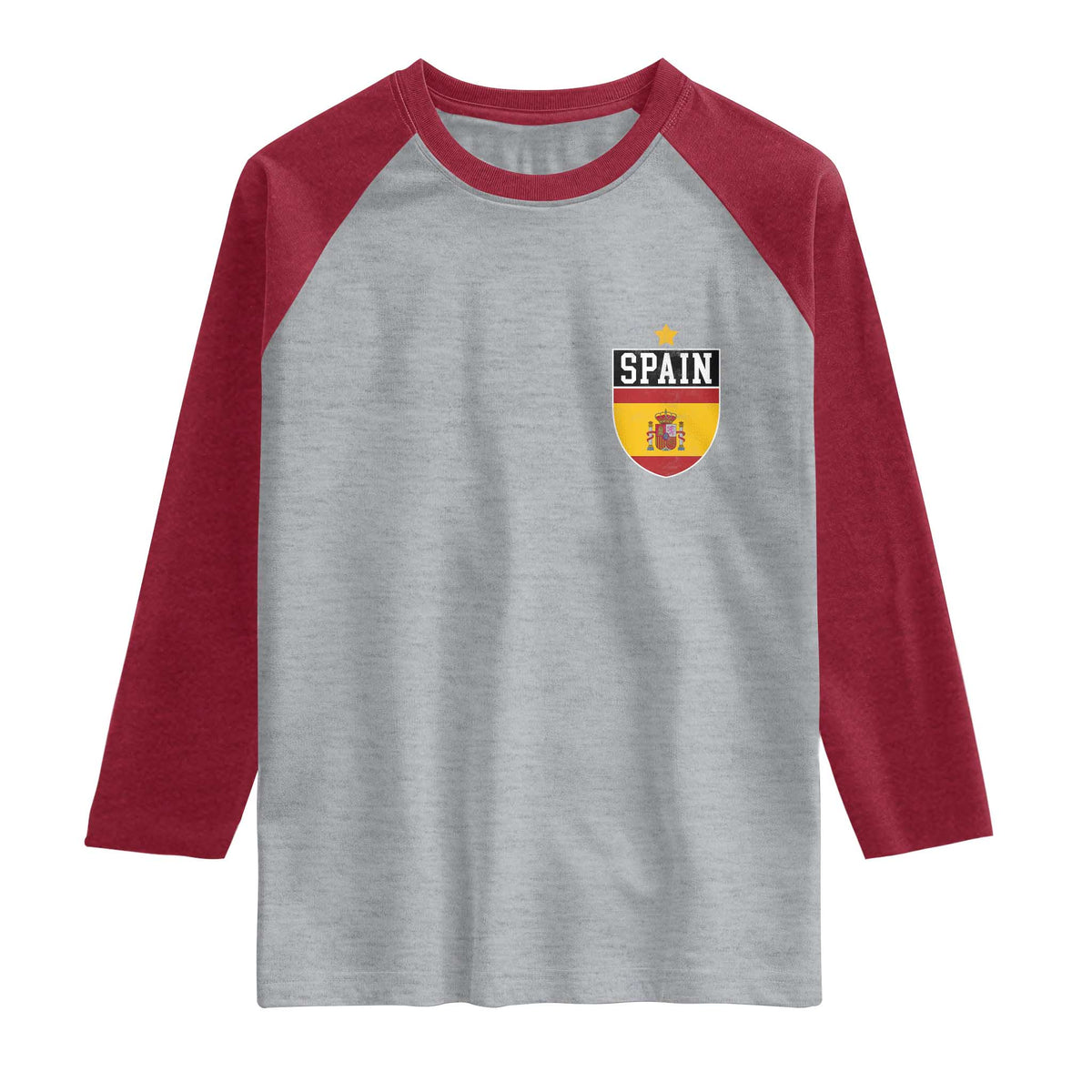 Spain 1st Star Espana Football Crest Raglan Shirt