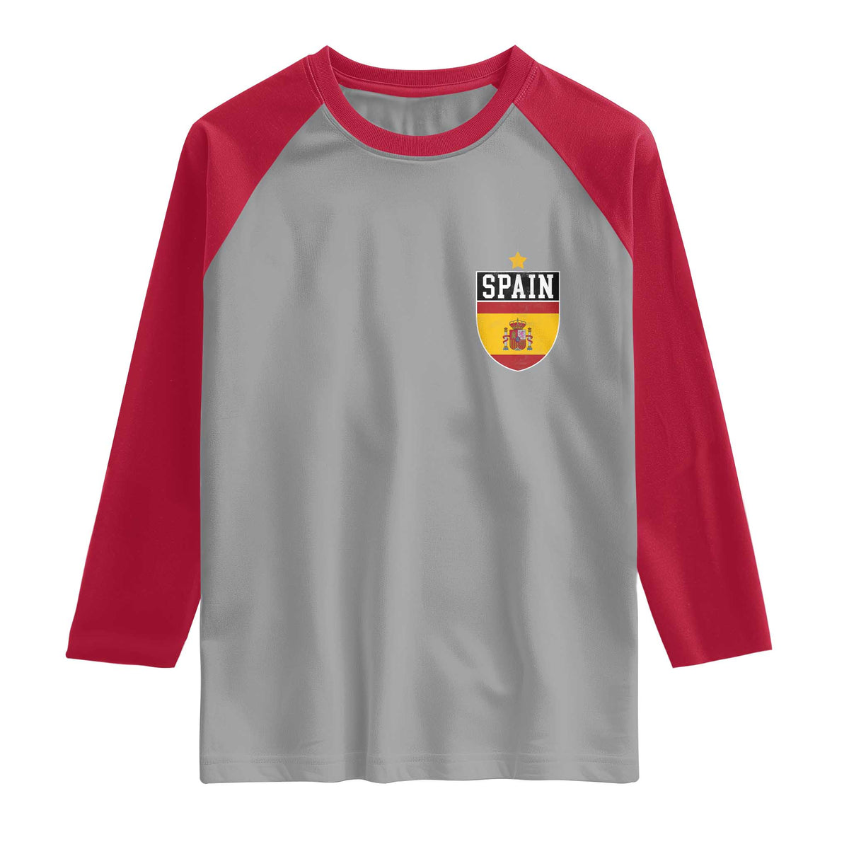 Spain 1st Star Espana Football Crest Raglan Shirt