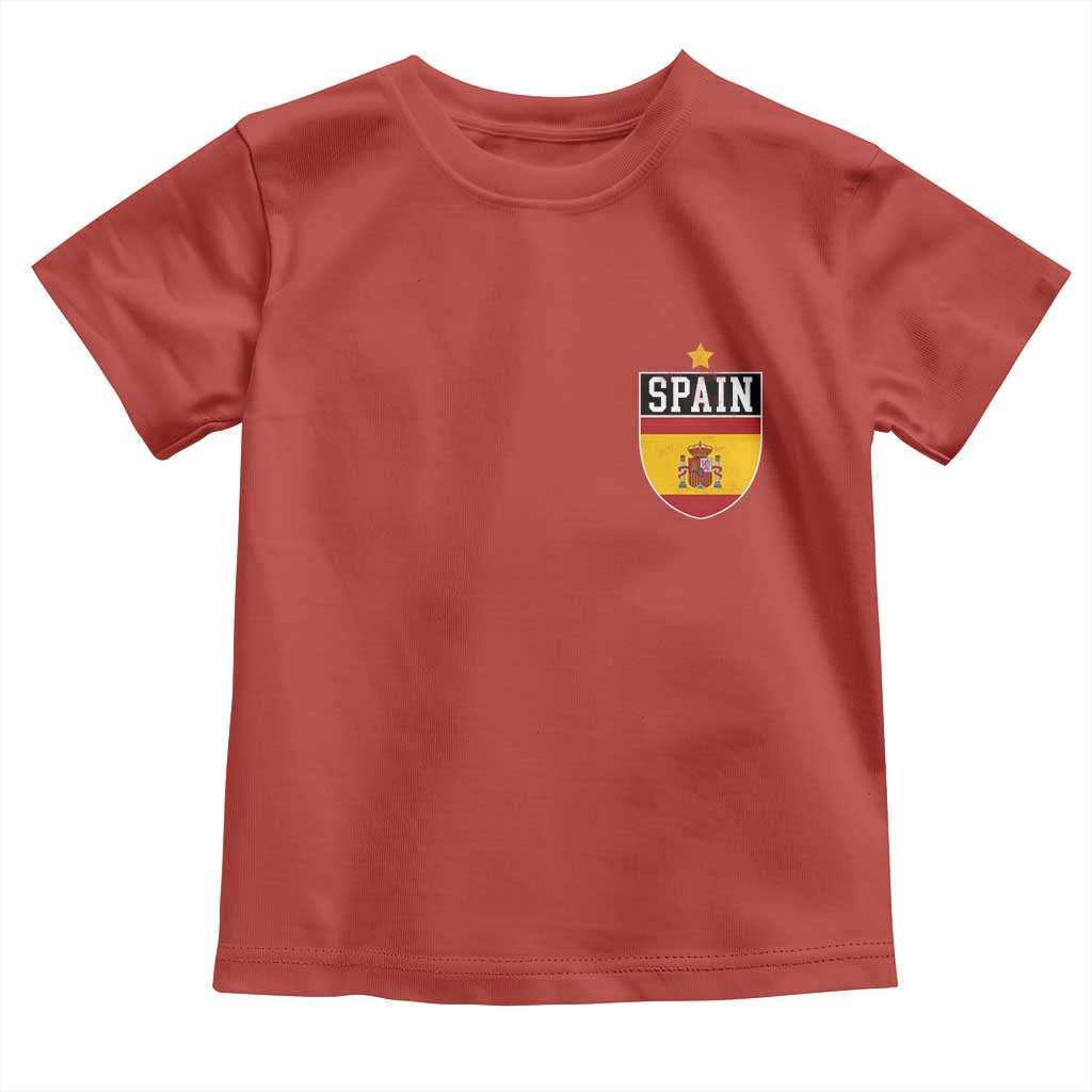 Spain 1st Star Espana Football Crest Toddler T Shirt