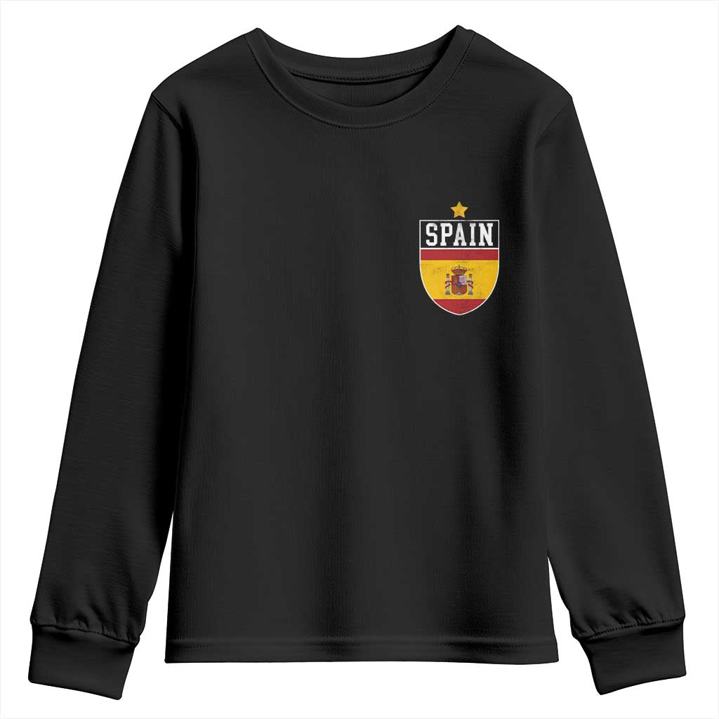 Spain 1st Star Espana Football Crest Youth Sweatshirt