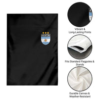 Argentina 3rd Star Vintage Argentine Football Crest Garden Flag