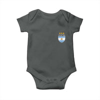 Argentina 3rd Star Vintage Argentine Football Crest Baby Onesie