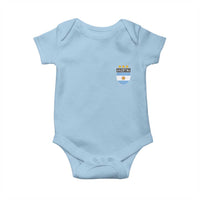 Argentina 3rd Star Vintage Argentine Football Crest Baby Onesie