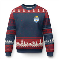 Argentina 3rd Star Vintage Argentine Football Crest Ugly Christmas Sweater