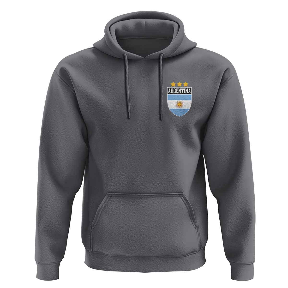 Argentina 3rd Star Vintage Argentine Football Crest Hoodie