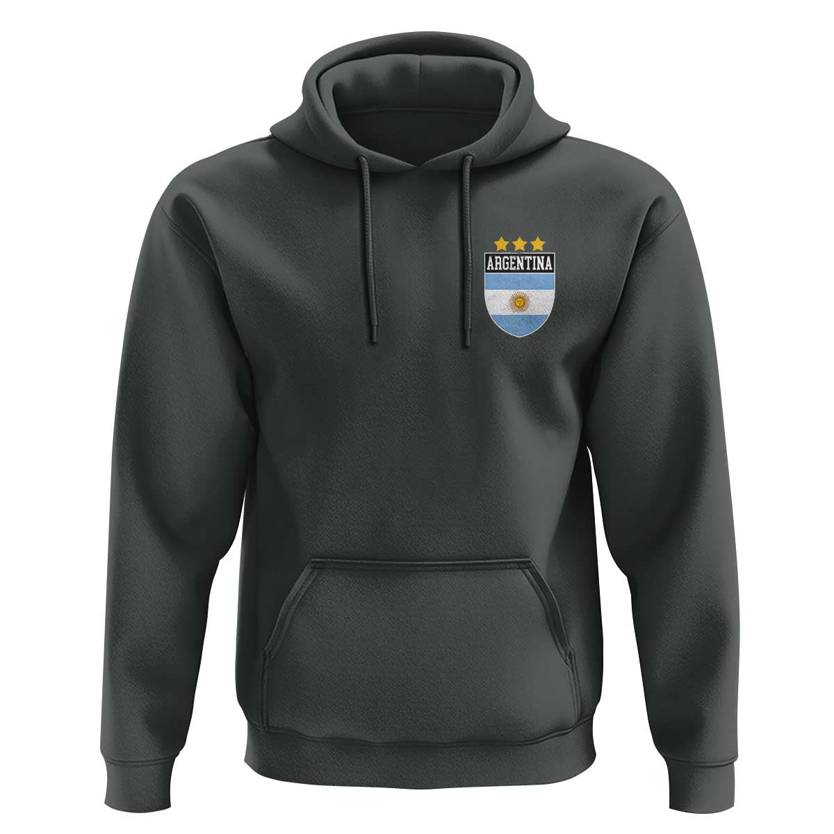 Argentina 3rd Star Vintage Argentine Football Crest Hoodie