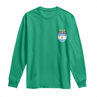 Argentina 3rd Star Vintage Argentine Football Crest Long Sleeve Shirt