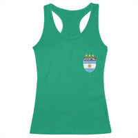 Argentina 3rd Star Vintage Argentine Football Crest Racerback Tank Top