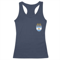 Argentina 3rd Star Vintage Argentine Football Crest Racerback Tank Top