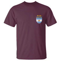 Argentina 3rd Star Vintage Argentine Football Crest T Shirt