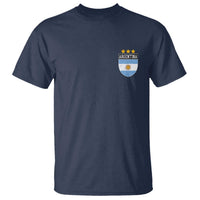 Argentina 3rd Star Vintage Argentine Football Crest T Shirt
