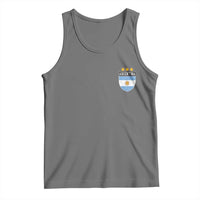Argentina 3rd Star Vintage Argentine Football Crest Tank Top