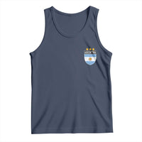 Argentina 3rd Star Vintage Argentine Football Crest Tank Top