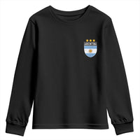 Argentina 3rd Star Vintage Argentine Football Crest Youth Sweatshirt