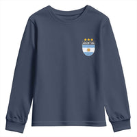 Argentina 3rd Star Vintage Argentine Football Crest Youth Sweatshirt