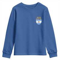 Argentina 3rd Star Vintage Argentine Football Crest Youth Sweatshirt