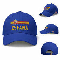 Espana Pride Vintage Spain Coat of Arms Patriotic Spainish Flag Baseball Cap