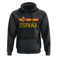 Espana Pride Vintage Spain Coat of Arms Patriotic Spainish Flag Hoodie