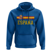 Espana Pride Vintage Spain Coat of Arms Patriotic Spainish Flag Hoodie