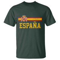 Espana Pride Vintage Spain Coat of Arms Patriotic Spainish Flag T Shirt