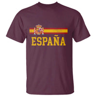 Espana Pride Vintage Spain Coat of Arms Patriotic Spainish Flag T Shirt
