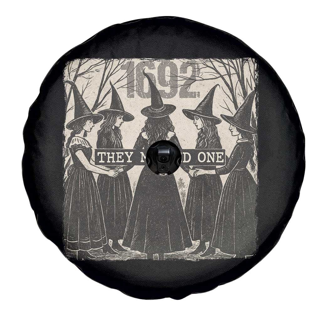 1692 They Missed One Spare Tire Cover Halloween Feminist Witch Trials - Wonder Print Shop
