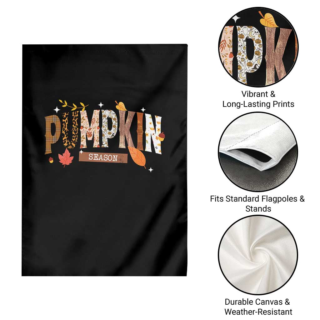 Pumpkin Season Garden Flag Fall Autumn Harvest Season Thanksgiving - Wonder Print Shop
