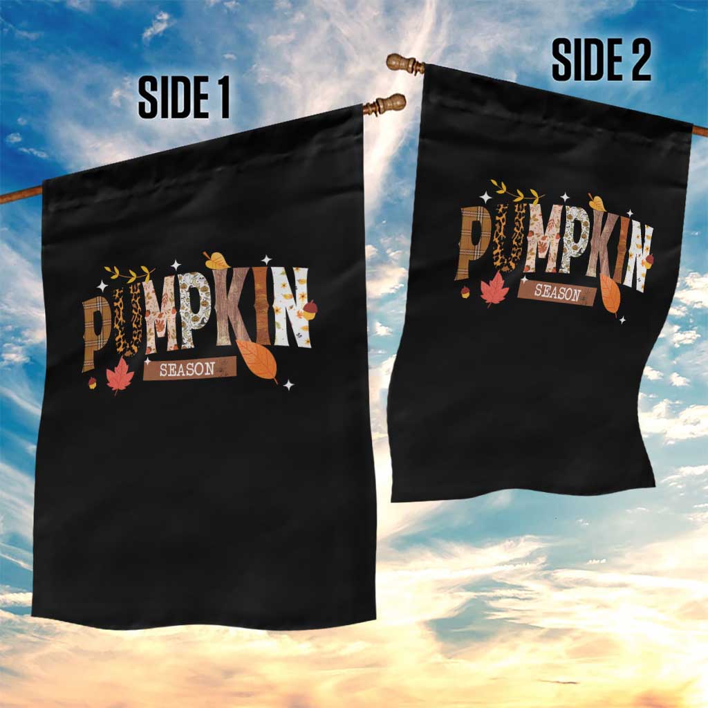 Pumpkin Season Garden Flag Fall Autumn Harvest Season Thanksgiving - Wonder Print Shop
