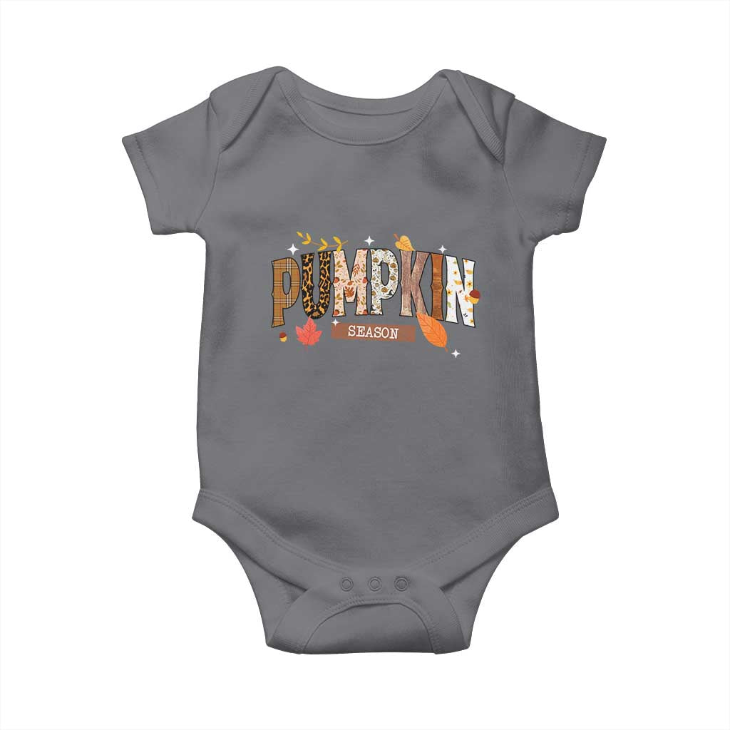 Pumpkin Season Baby Onesie Fall Autumn Harvest Season Thanksgiving - Wonder Print Shop