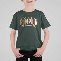Pumpkin Season T Shirt For Kid Fall Autumn Harvest Season Thanksgiving - Wonder Print Shop