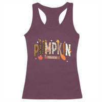 Pumpkin Season Racerback Tank Top Fall Autumn Harvest Season Thanksgiving - Wonder Print Shop