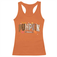Pumpkin Season Racerback Tank Top Fall Autumn Harvest Season Thanksgiving - Wonder Print Shop
