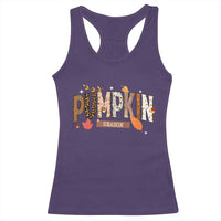 Pumpkin Season Racerback Tank Top Fall Autumn Harvest Season Thanksgiving - Wonder Print Shop